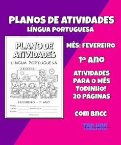 PLANO DE ATIVIDADES – 1º ANO LÍNGUA PORTUGUESA | FEVEREIRO