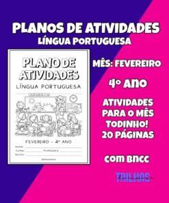 PLANO DE ATIVIDADES – 4º ANO LÍNGUA PORTUGUESA | FEVEREIRO