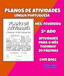 PLANO DE ATIVIDADES – 5º ANO LÍNGUA PORTUGUESA | FEVEREIRO