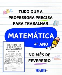 PLANO DE ATIVIDADES –MATEMÁTICA - 4º ANO | FEVEREIRO