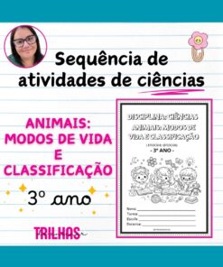 CIÊNCIAS – ANIMAIS: MODOS DE VIDA E CLASSIFICAÇÃO (3º ANO)