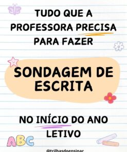 PACK SONDAGEM DE ESCRITA