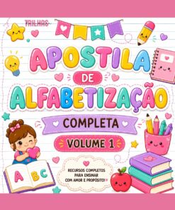 APOSTILA DE ALFABETIZAÇÃO VOL. 1