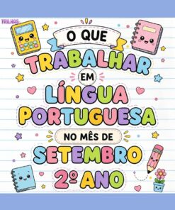 PLANO DE ATIVIDADES – LÍNGUA PORTUGUESA | 2º ANO | SETEMBRO