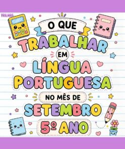 PLANO DE ATIVIDADES – LÍNGUA PORTUGUESA | 5º ANO