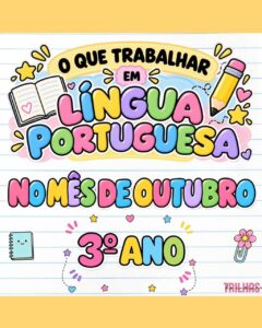 PLANO DE ATIVIDADES DE LÍNGUA PORTUGUESA – 3º ANO | OUTUBRO