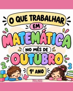 PLANO DE ATIVIDADES DE MATEMÁTICA – 1º ANO | OUTUBRO