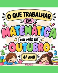 PLANO DE ATIVIDADES DE MATEMÁTICA – 4° ANO | OUTUBRO
