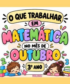 PLANO DE ATIVIDADES DE MATEMÁTICA – 3° ANO | OUTUBRO